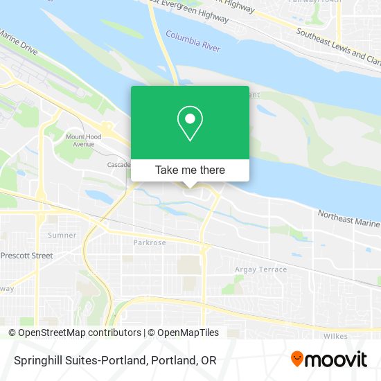 Springhill Suites-Portland map