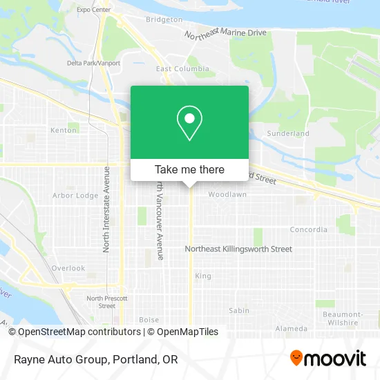 Rayne Auto Group map