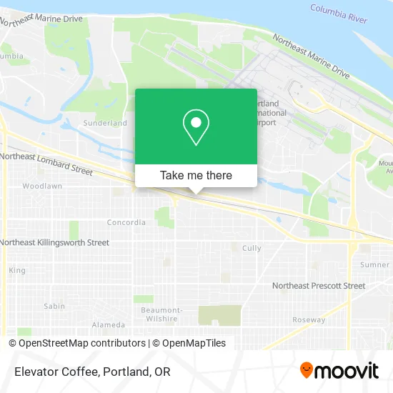 Elevator Coffee map