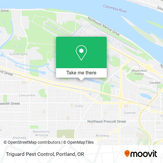 Triguard Pest Control map