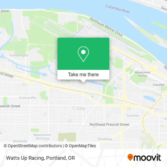 Watts Up Racing map