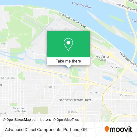 Advanced Diesel Components map