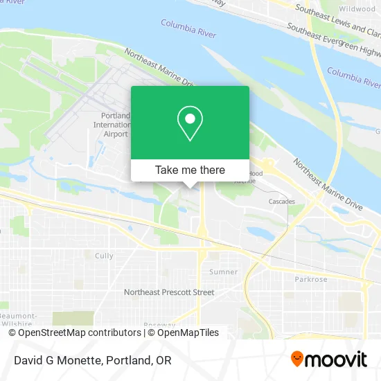 David G Monette map