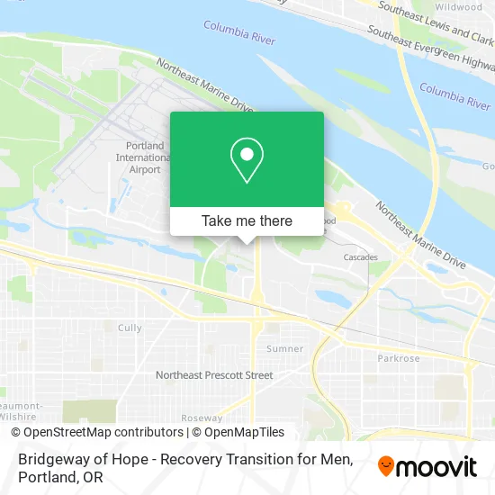 Bridgeway of Hope - Recovery Transition for Men map