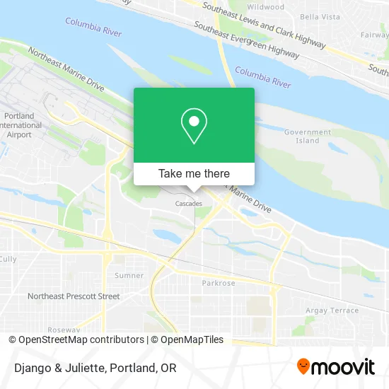 Django & Juliette map