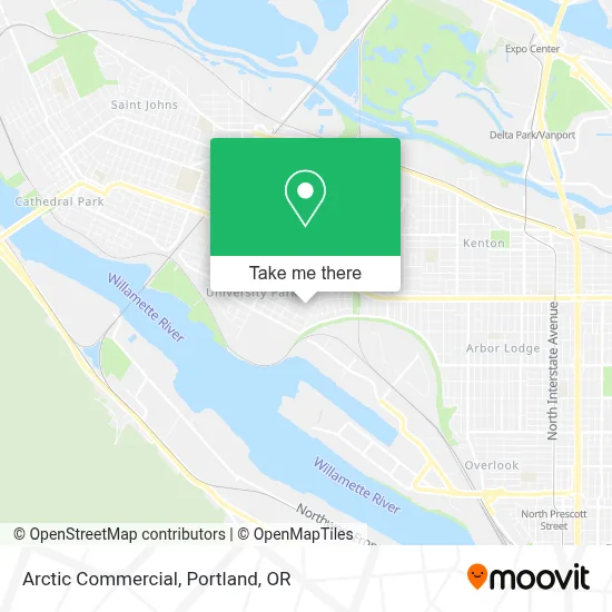 Arctic Commercial map