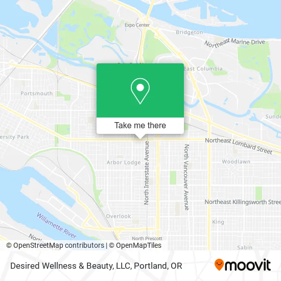 Desired Wellness & Beauty, LLC map