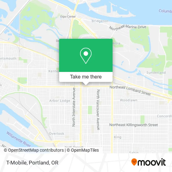 T-Mobile map