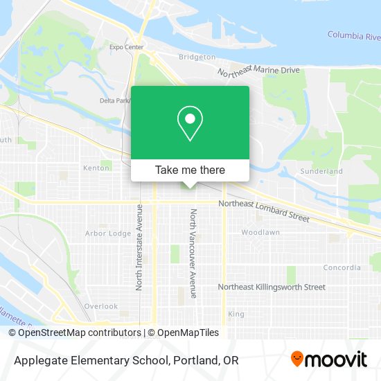 Mapa de Applegate Elementary School
