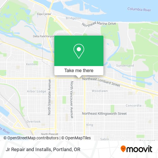 Mapa de Jr Repair and Installs