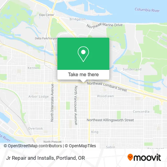 Jr Repair and Installs map
