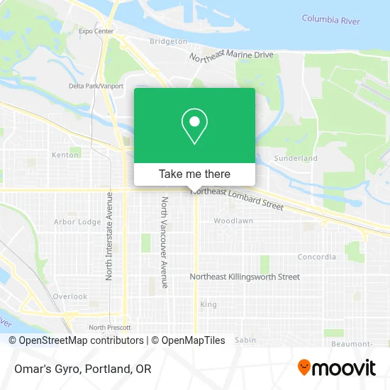 Omar's Gyro map