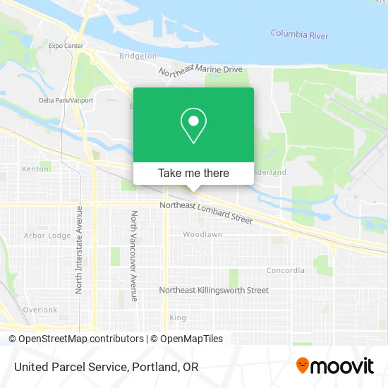 United Parcel Service map