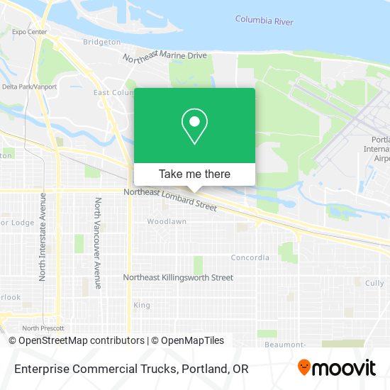 Enterprise Commercial Trucks map