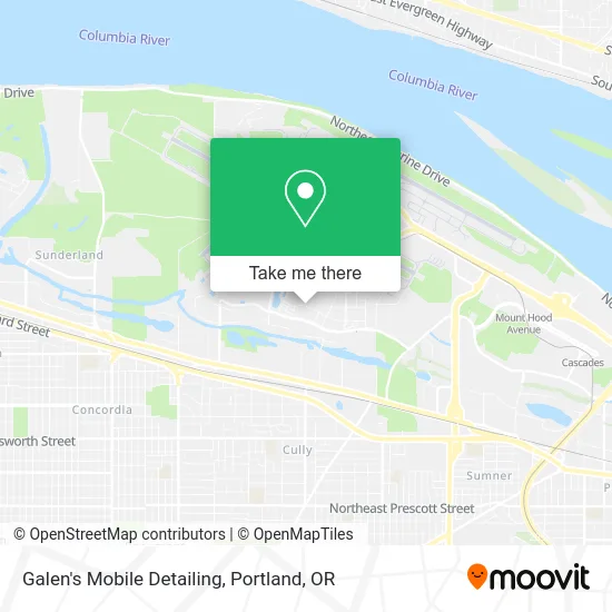 Galen's Mobile Detailing map