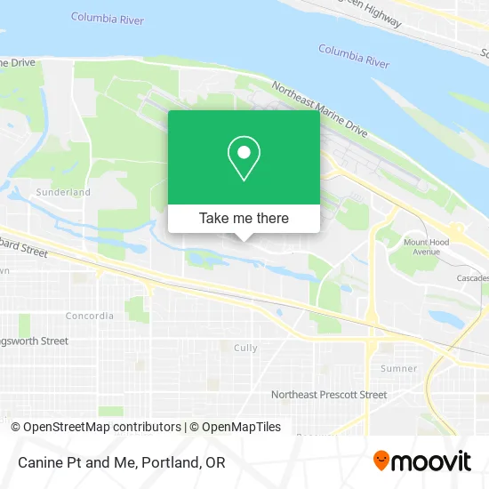 Canine Pt and Me map
