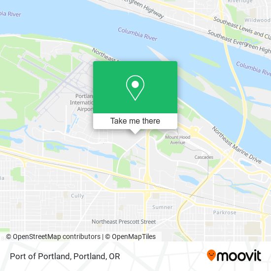 Mapa de Port of Portland