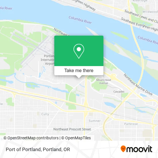 Port of Portland map