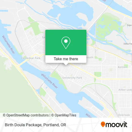 Birth Doula Package map