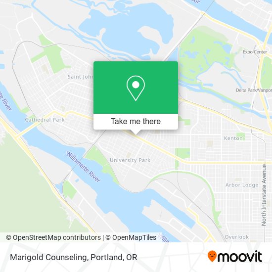 Marigold Counseling map