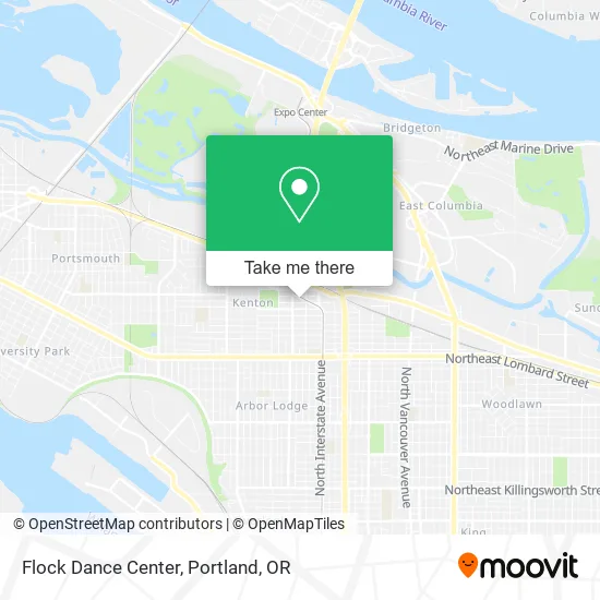 Mapa de Flock Dance Center