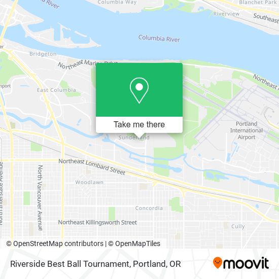 Riverside Best Ball Tournament map