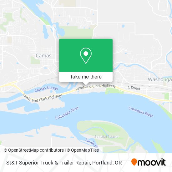 Mapa de St&T Superior Truck & Trailer Repair