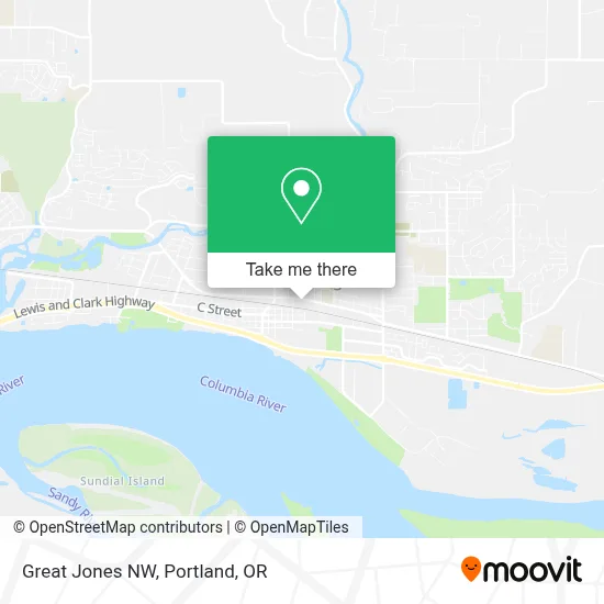 Great Jones NW map