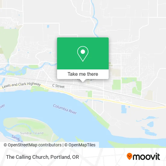 The Calling Church map