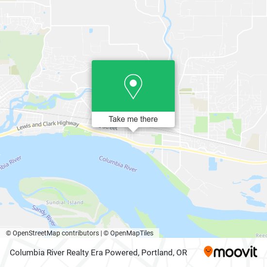 Columbia River Realty Era Powered map