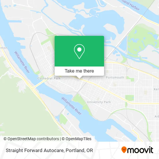 Mapa de Straight Forward Autocare