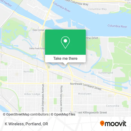 K Wireless map