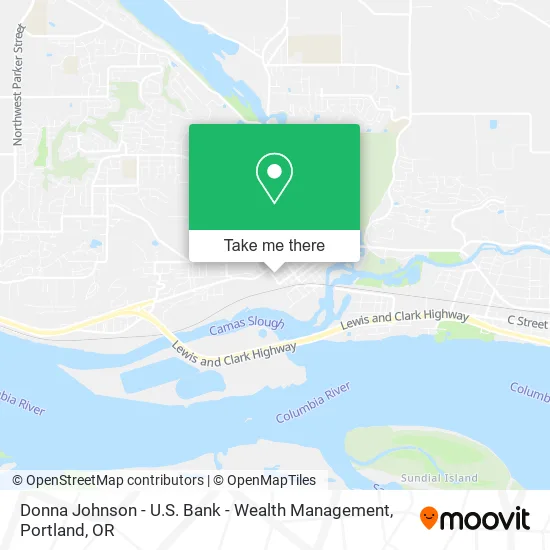 Donna Johnson - U.S. Bank - Wealth Management map