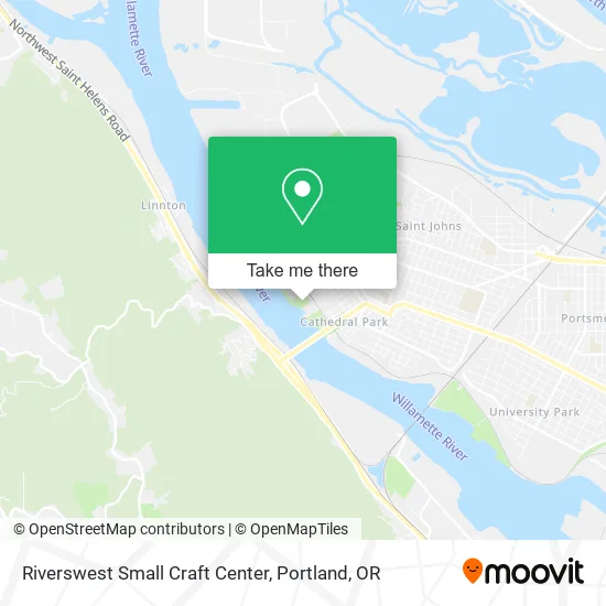 Riverswest Small Craft Center map