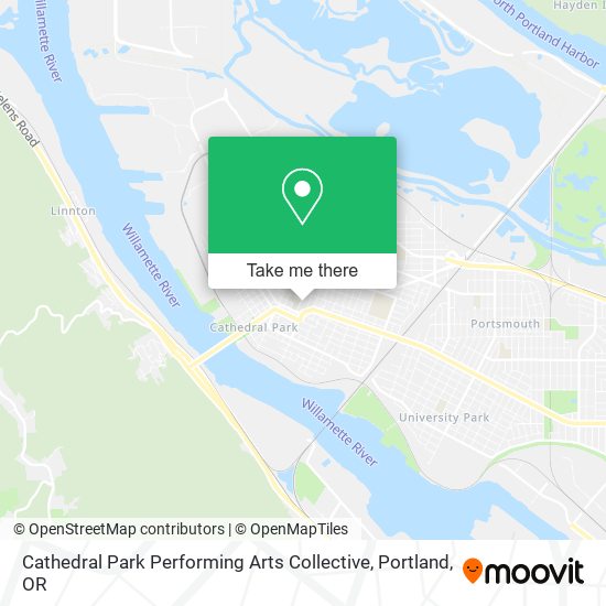 Cathedral Park Performing Arts Collective map