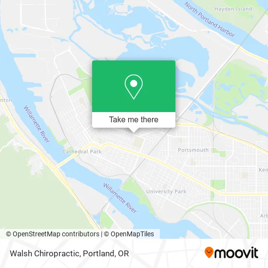 Walsh Chiropractic map