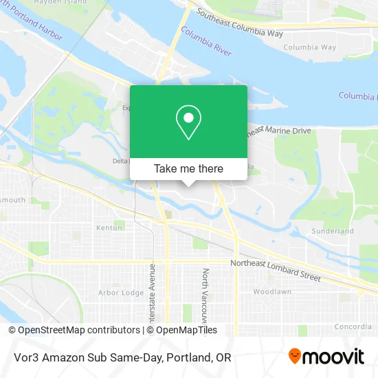 Mapa de Vor3 Amazon Sub Same-Day