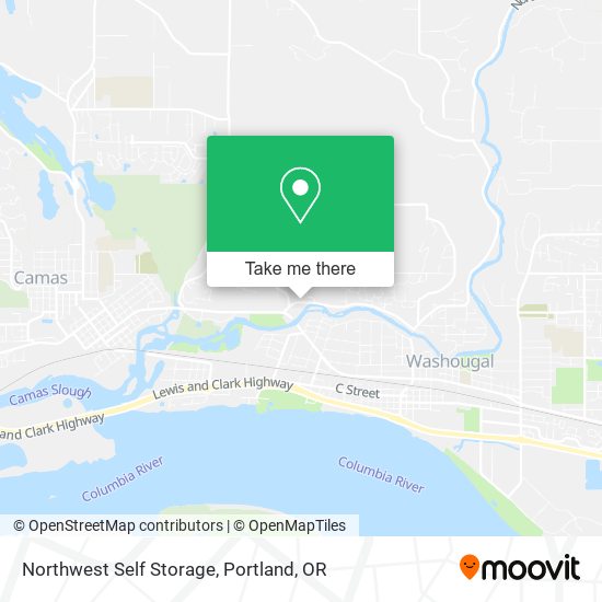 Mapa de Northwest Self Storage