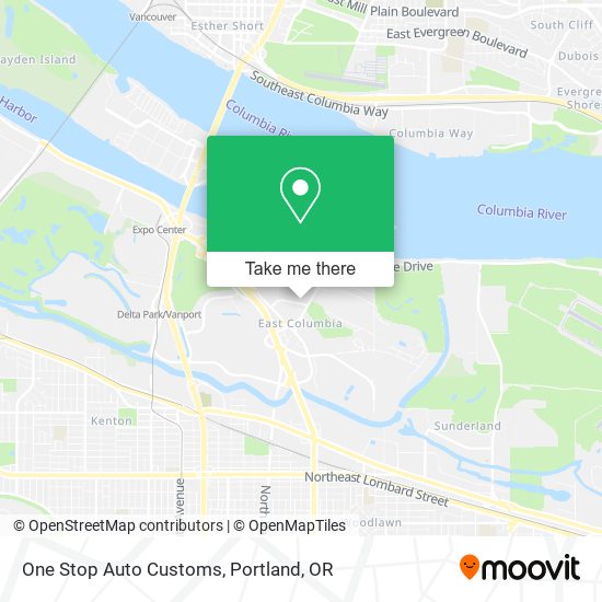 One Stop Auto Customs map