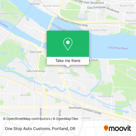 One Stop Auto Customs map