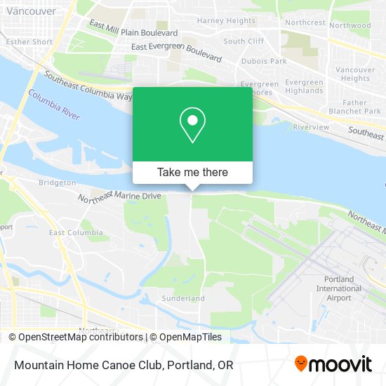 Mountain Home Canoe Club map