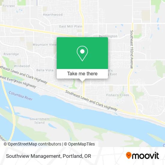 Southview Management map