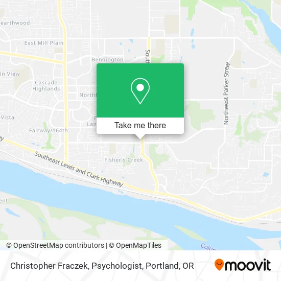 Mapa de Christopher Fraczek, Psychologist