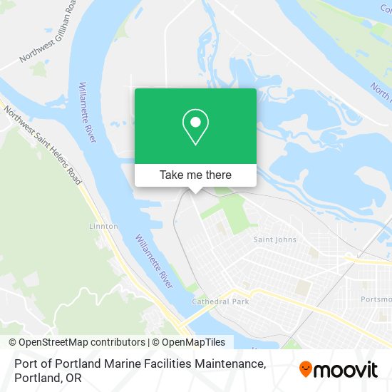 Port of Portland Marine Facilities Maintenance map