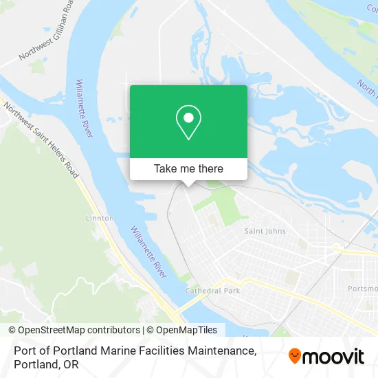 Port of Portland Marine Facilities Maintenance map