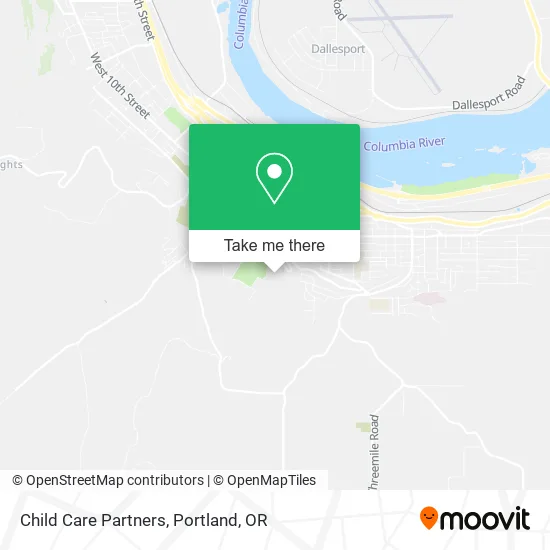 Child Care Partners map