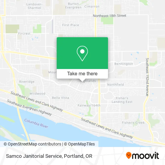 Samco Janitorial Service map