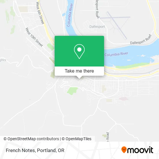 French Notes map