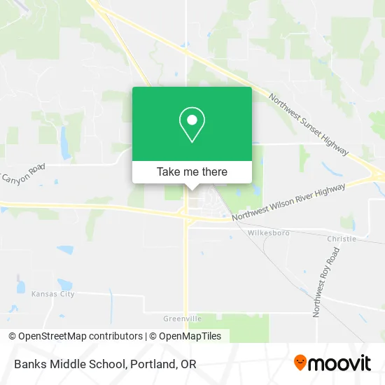 Banks Middle School map