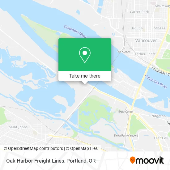 Oak Harbor Freight Lines map